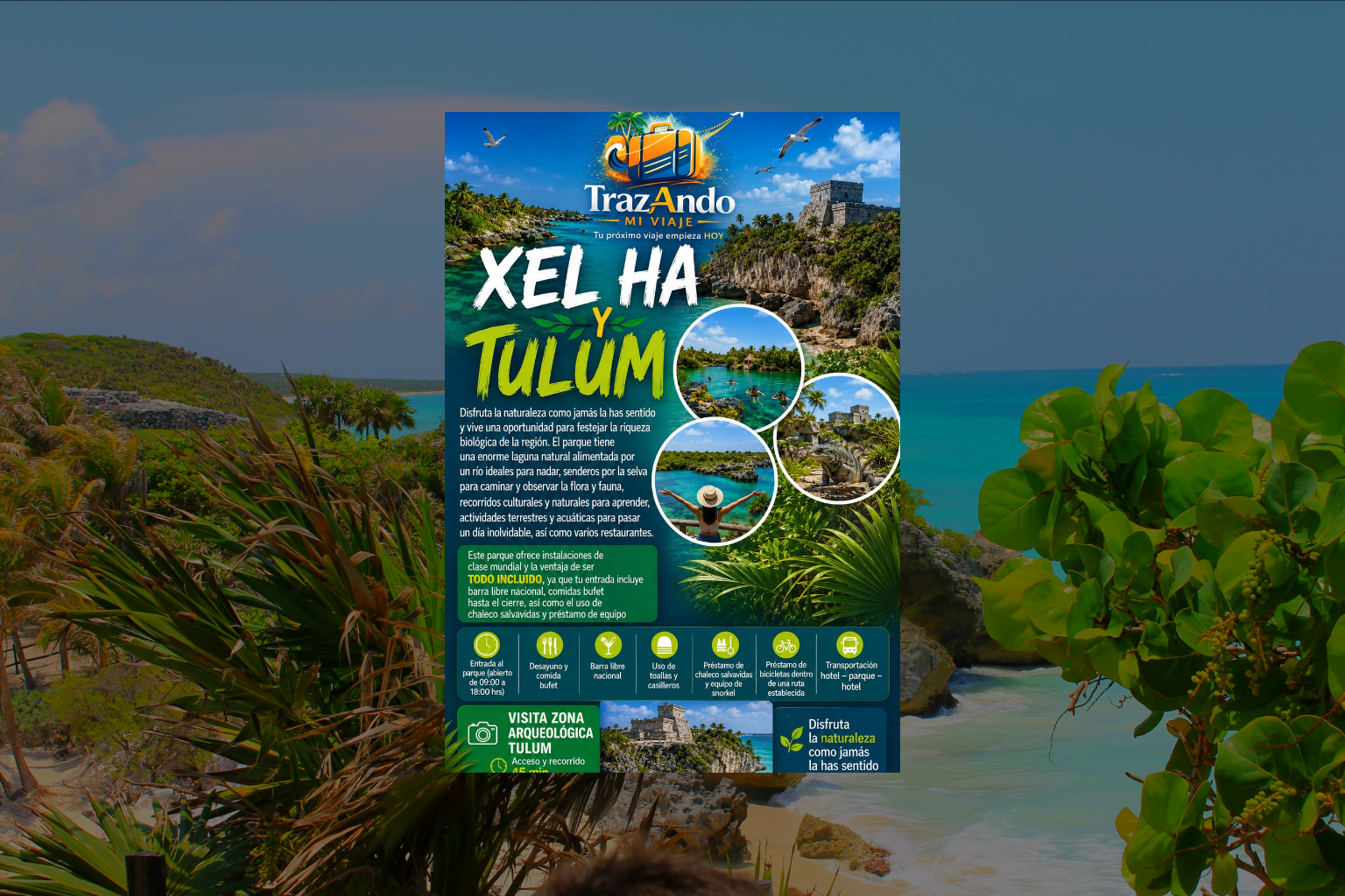 Tour Combinado Xel-Há y Tulum (Cultura y Naturaleza)